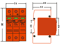 太陽能光伏專用電涌保護器WLDZ-40KA